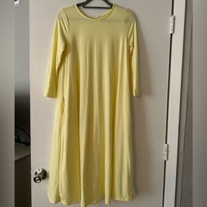 Yellow swing dress